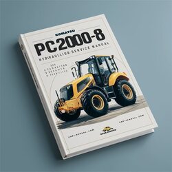 Komatsu Pc2000-8 Hydraulic Excavator Service Repair Workshop Manual PDF