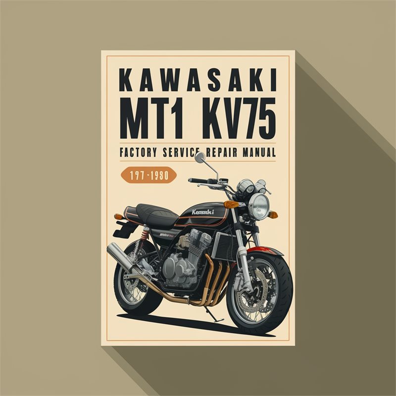1971-1980 Kawasaki MT1 KV75 Service Repair Workshop Manual PDF
