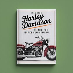 1958-1964 Harley Davidson FL Models Flh Service Repair Workshop Manual PDF