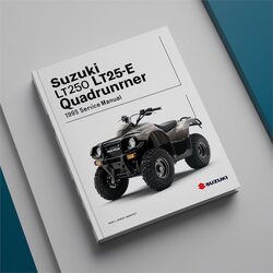 1985 Suzuki LT250E LT250EF Quadrunner Service Repair Workshop Manual PDF