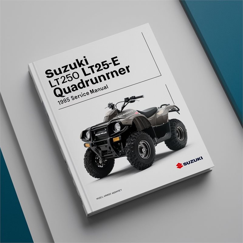 1985 Suzuki LT250E LT250EF Quadrunner Service Repair Workshop Manual PDF