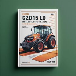 Kubota GZD15 GZD15-LD GZD15-HD All Service Repair Workshop Manual PDF