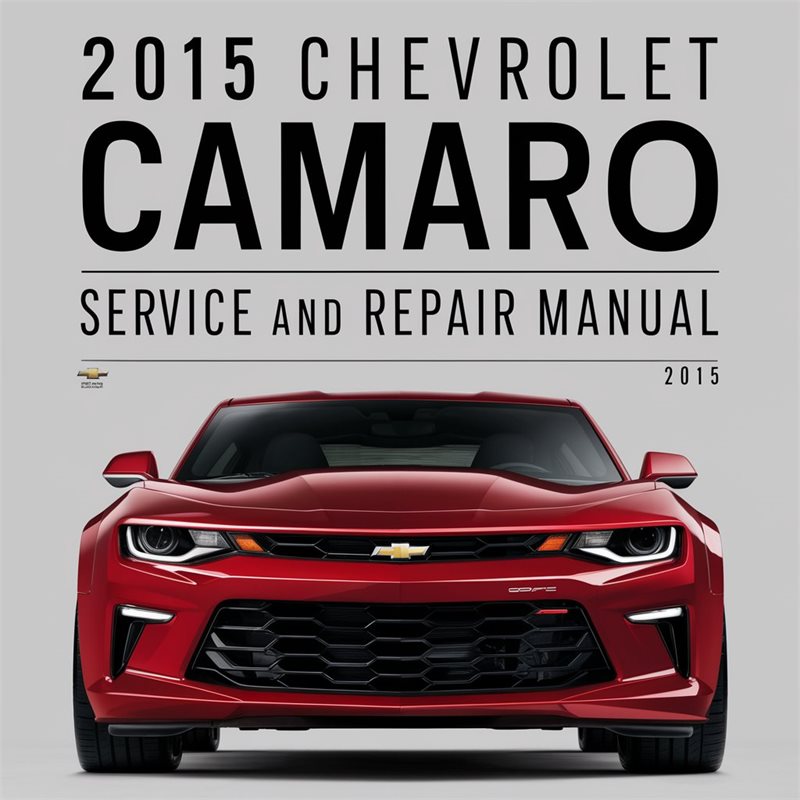 2015 Chevrolet Camaro Service Repair Workshop Manual PDF