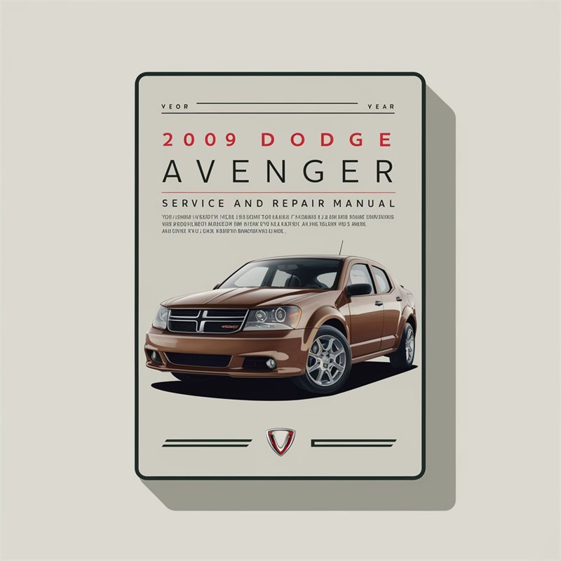 2009 Dodge Avenger Service Repair Workshop Manual PDF