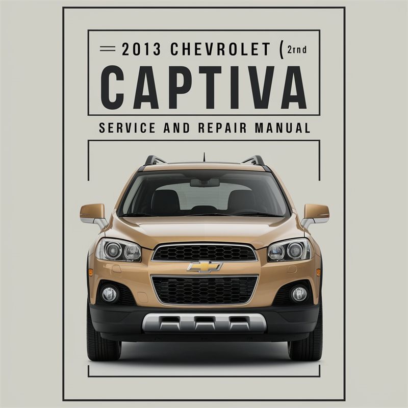2013 Chevrolet Captiva (2nd Gen) Service Repair Workshop Manual PDF