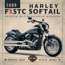 2009 Harley Davidson Softail Fxstc Custom Service Repair Workshop Manual PDF
