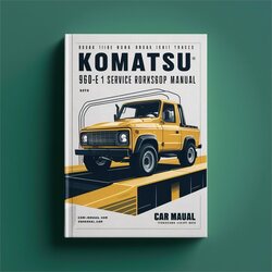 Komatsu 960E-1 Service Repair Workshop Manual PDF