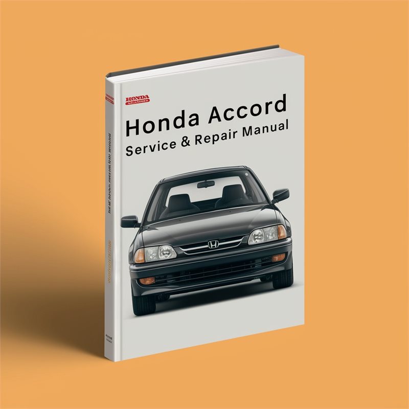 1991 Honda Accord Service Repair Workshop Manual PDF