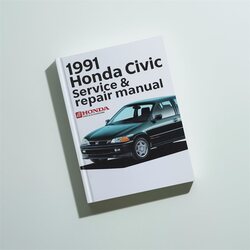 1991 Honda Civic Service Repair Workshop Manual PDF