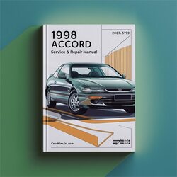 1998 Honda Accord Service Repair Workshop Manual PDF