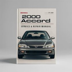2000 Honda Accord Service Repair Workshop Manual PDF