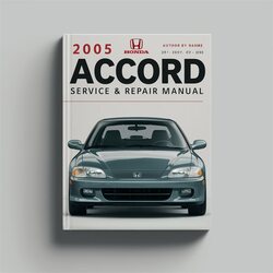 2005 Honda Accord Service Repair Workshop Manual PDF