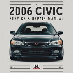 2006 Honda Civic Service Repair Workshop Manual PDF