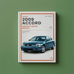 2009 Honda Accord Service Repair Workshop Manual PDF