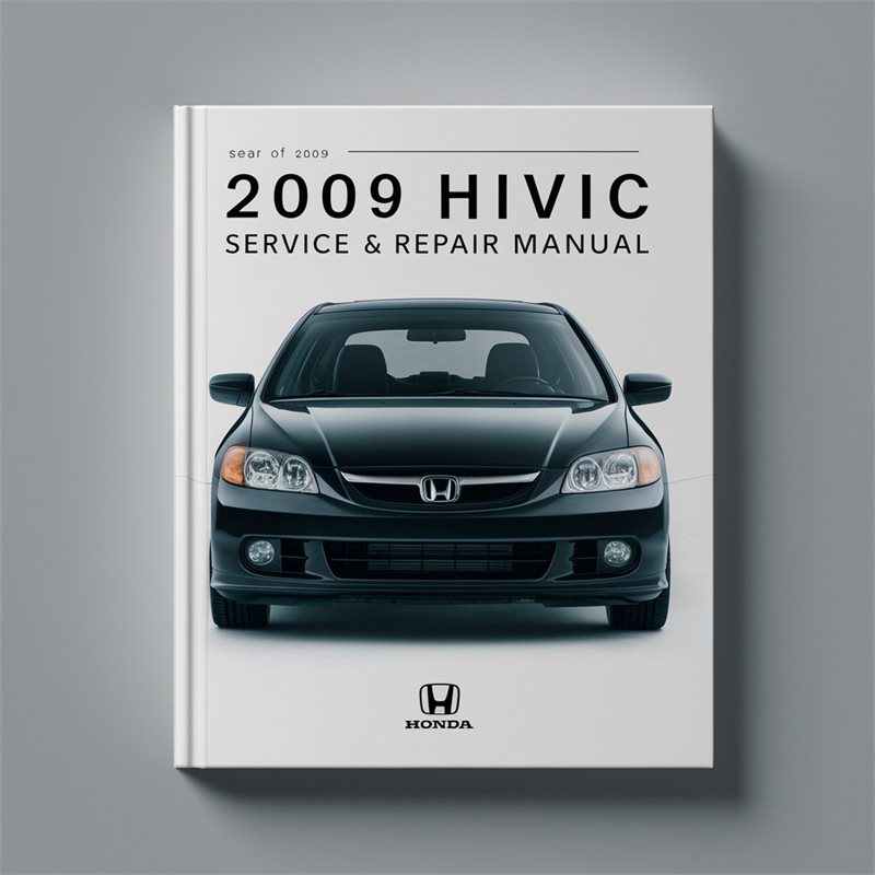 2009 Honda Civic Service Repair Workshop Manual PDF