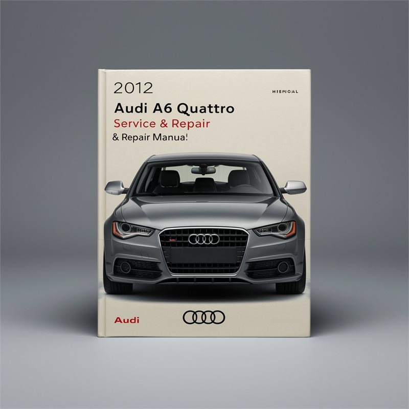 2012 Audi Quattro A6 Service Repair Workshop Manual PDF