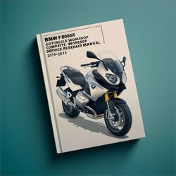 2013-2015 BMW F800GT Motorcycle Service Repair Workshop Manual PDF