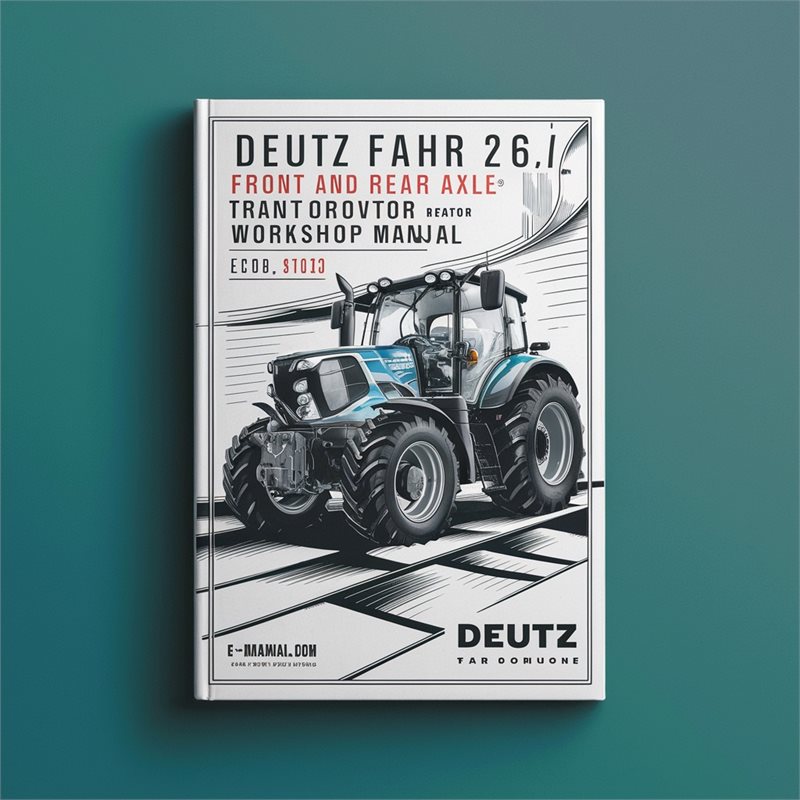 Deutz Fahr 26.6 30.7 Front Rear Axle Agrovector Tractor Service Repair Workshop Manual PDF