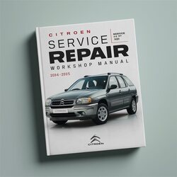 2004-2005 Citroen C5 2.2 16V HDI Service Repair Workshop Manual PDF