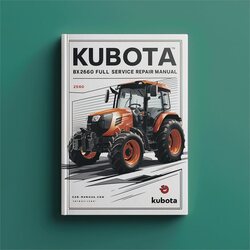 Kubota BX2660 Tractor Service Repair Workshop Manual PDF
