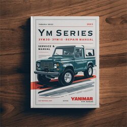 Yanmar YM Series 3ym30 3ym20 2ym15 Engine - Improved Service Repair Workshop Manual PDF