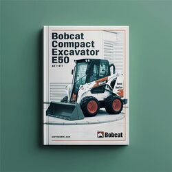Bobcat Compact Excavator E50 SN AG3N11001 SN AHHE11001