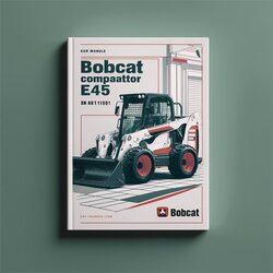 Bobcat Compact Excavator E45 SN AG3G11001 SN AHHC11001