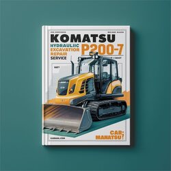 Komatsu PC200-7 Hydraulic Excavator Service Repair Workshop Manual PDF