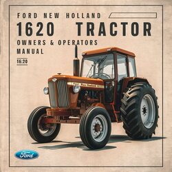 Ford New Holland 1620 Tractor Owners Operators Operator's Manual PDF