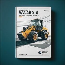 Komatsu WA250-6 Wheel Loader WSM Service Repair Workshop Manual PDF