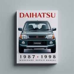 1987-1998 Daihatsu Feroza Service Repair Workshop Manual PDF