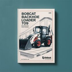 Bobcat Backhoe Loader 709 SN 270007245 Above Service Repair Workshop Manual PDF