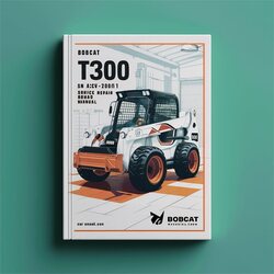 2011 Bobcat T300 SN A5gv20001 Above Service Repair Workshop Manual PDF