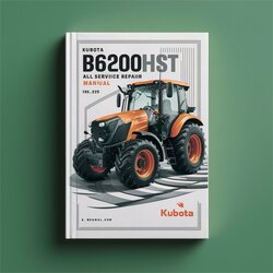 Kubota B6200HST Tractor All Service Repair Workshop Manual PDF