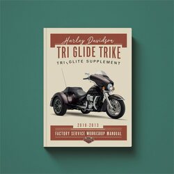 2010-2013 Harley Davidson Model 125 Flhtcutg Tri Glide Trike Supplement Service Repair Workshop Manual PDF