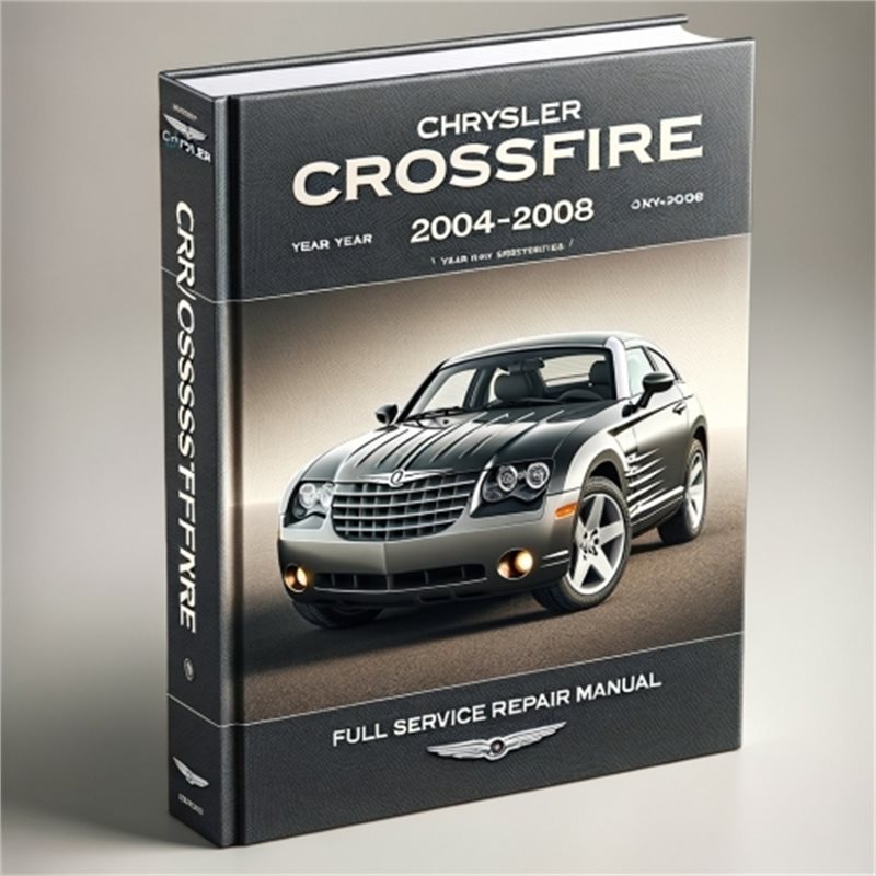 2004-2008 Chrysler Crossfire Service Repair Workshop Manual PDF