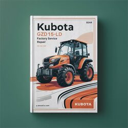 Kubota GZD15-LD Service Repair Workshop Manual PDF