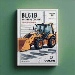 Volvo BL61B Backhoe Loaders (BHL) Service Repair Workshop Manual PDF