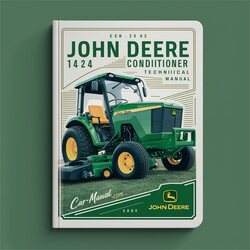 John Deere 1424 Mower-conditioner Service Repair Workshop Manual PDF