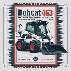 Bobcat 463 Skid Steer Loader SN 538911001 Above Service Repair Workshop Manual PDF
