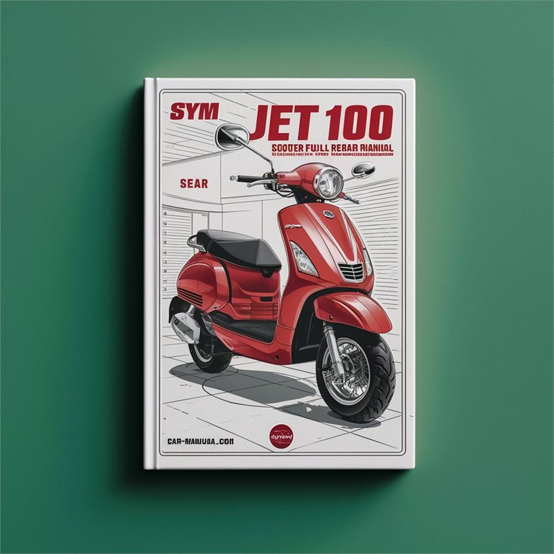 Sym Jet 50 100 RED Devil Scooter Service Repair Workshop Manual PDF