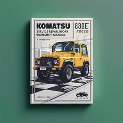 Komatsu 830E A30625-a30649 Service Repair Workshop Manual PDF