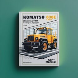 Komatsu 830E A30650-a30676 Service Repair Workshop Manual PDF