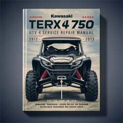 2012-2013 Kawasaki Teryx 4 KRT750 UTV Service Repair Workshop Manual PDF