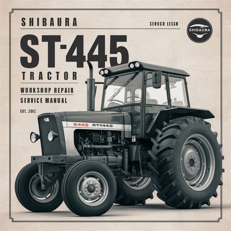 Shibaura ST445 Tractor Service Repair Workshop Manual PDF