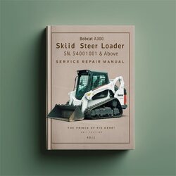 Bobcat A300 Skid Steer Loader SN 540011001 Above Service Repair Workshop Manual PDF