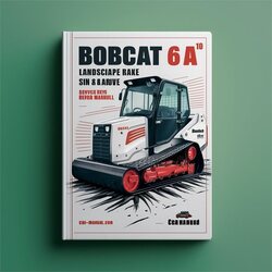 Bobcat 6A Landscape Rake SN 470000101 Above Service Repair Workshop Manual PDF