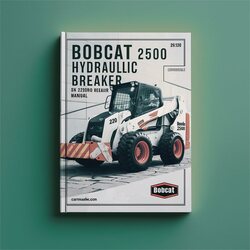 Bobcat 2500 Hydraulic Breaker SN 229800101 Above Service Repair Workshop Manual PDF