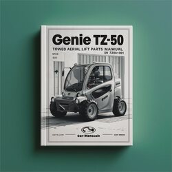 Genie TZ-50 Towed Aerial Lift Parts (serial Number Range: From SN Tz5004-001) Catalog PDF