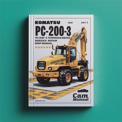 Komatsu PC200 PC210-3 PC220 PC240-3 Hydraulic Excavator Shop Service Repair Workshop Manual PDF